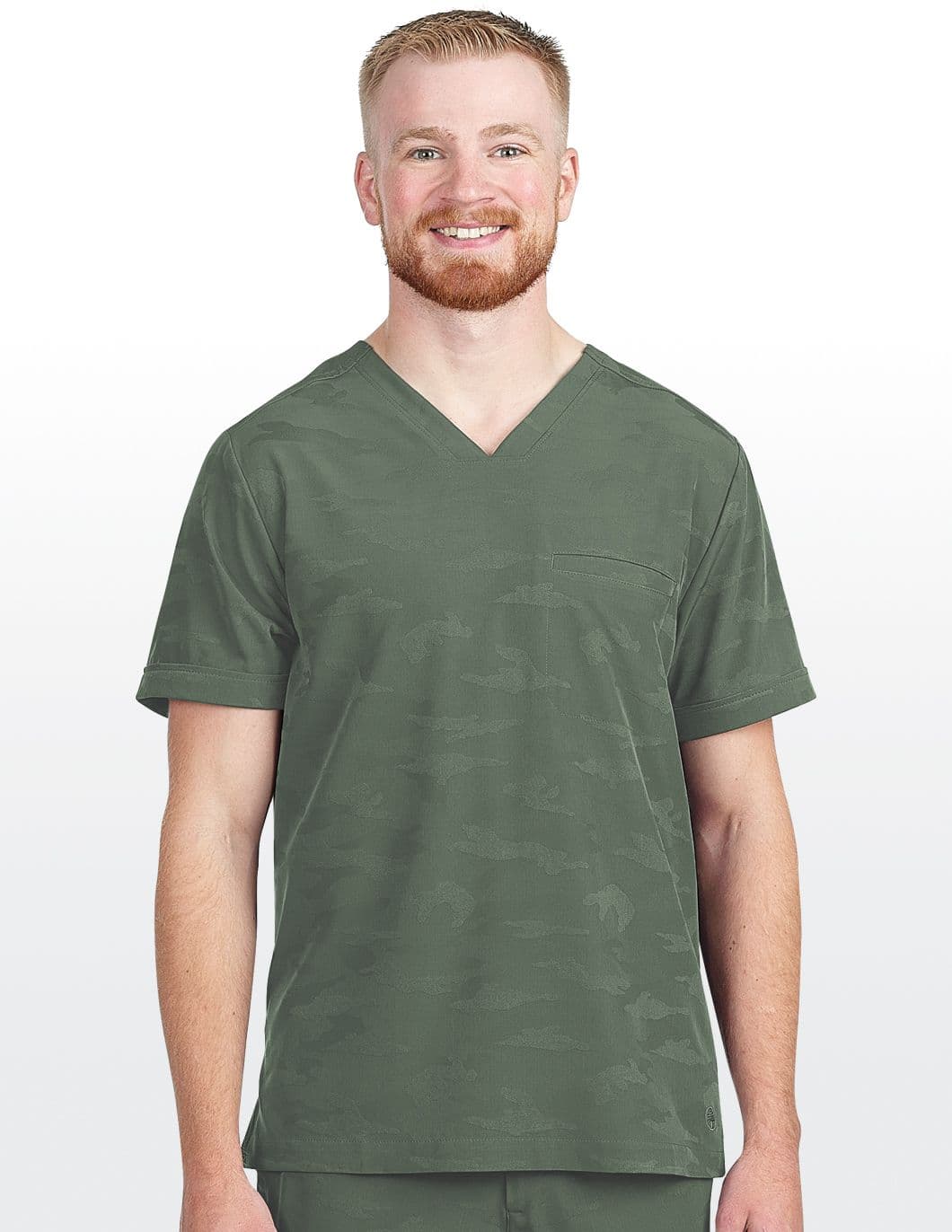 healing-hands-camo-mens-vneck-top-olive