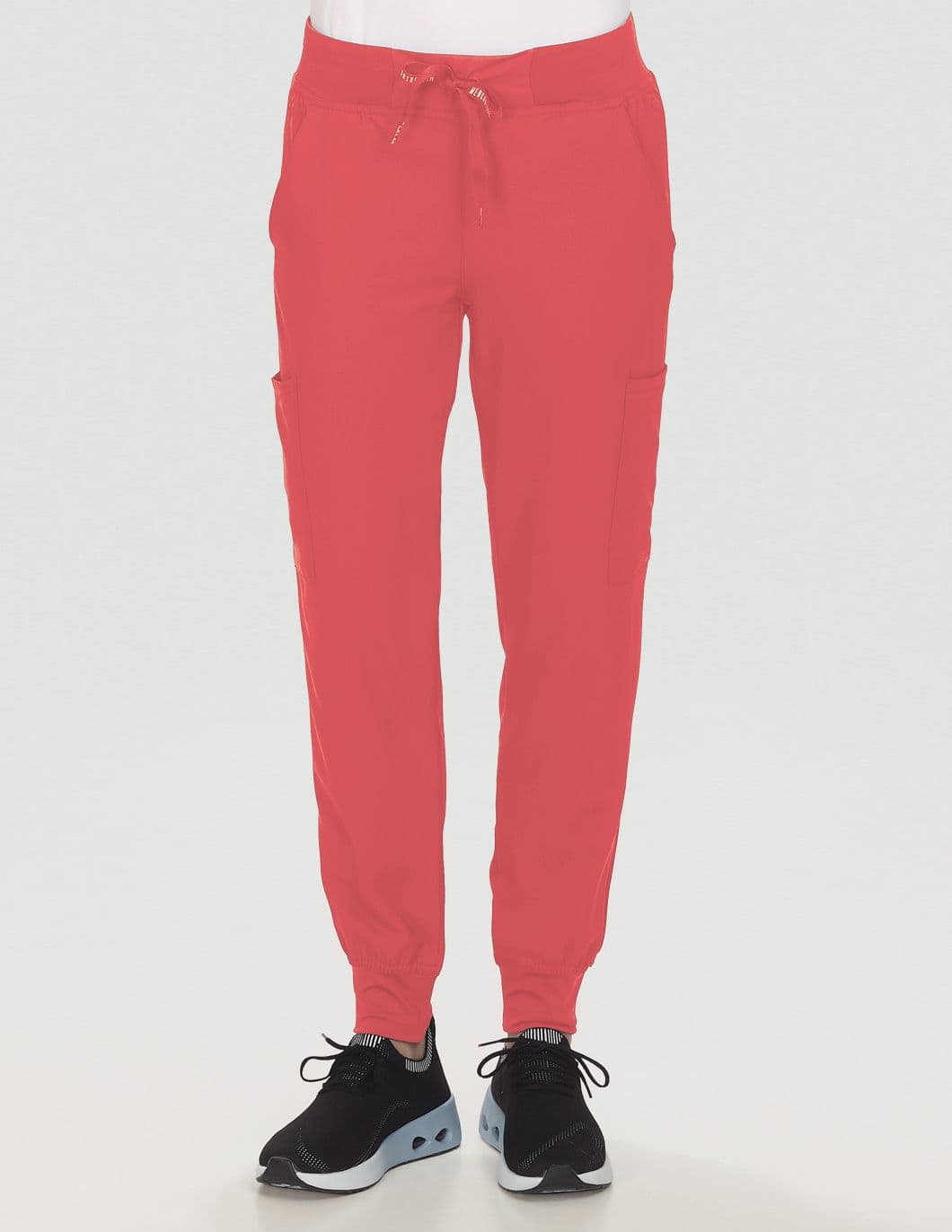 Med-Couture-Insight-Womens-Drawstring-Jogger-Scrub-Pant-Coral