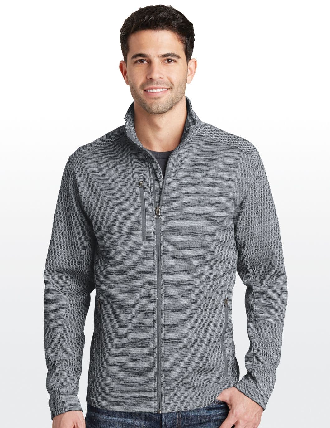 mens-digi-stripe-fleece-jacket-grey