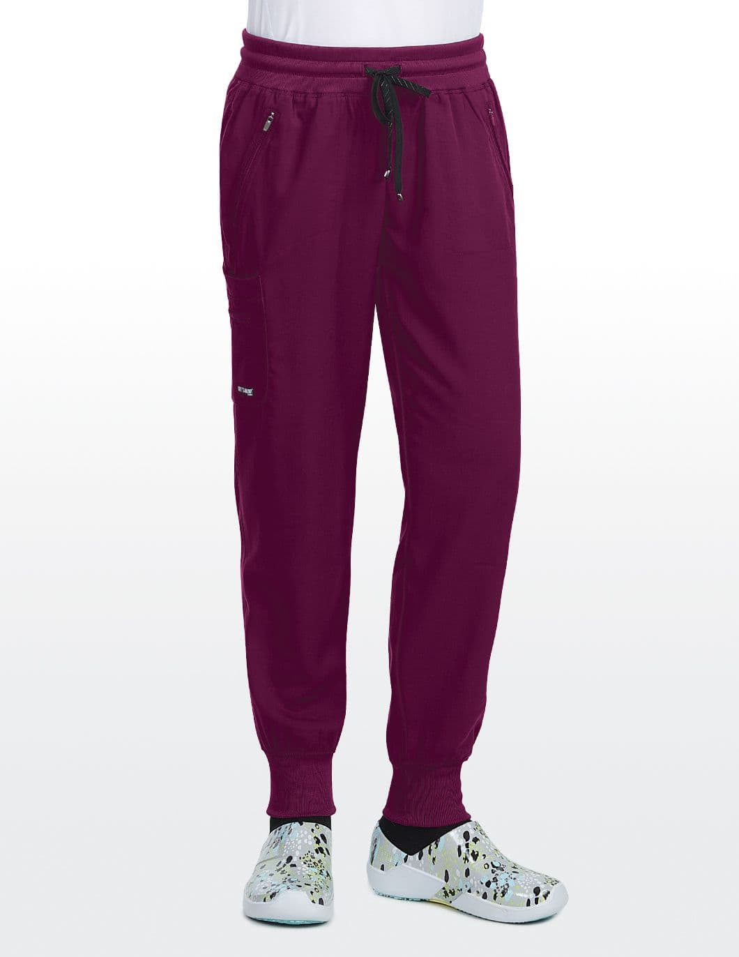 greys-anatomy-stretch-jogger-pant-wine