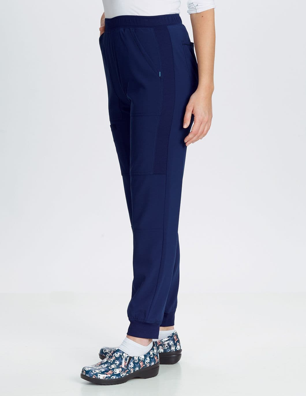 Inspira-Pull-On-Jogger-Scrub-Pant-Navy-Side