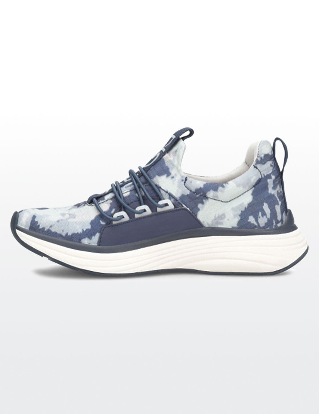 medical-tennis-shoes-Nursemates-womens-blue-tie-dye-side2