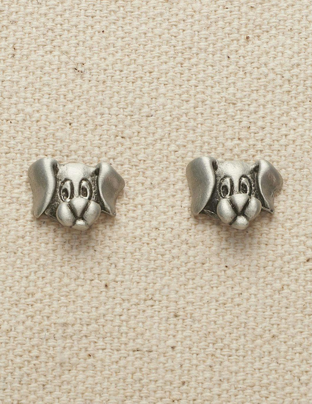 pewter-dog-head-earrings