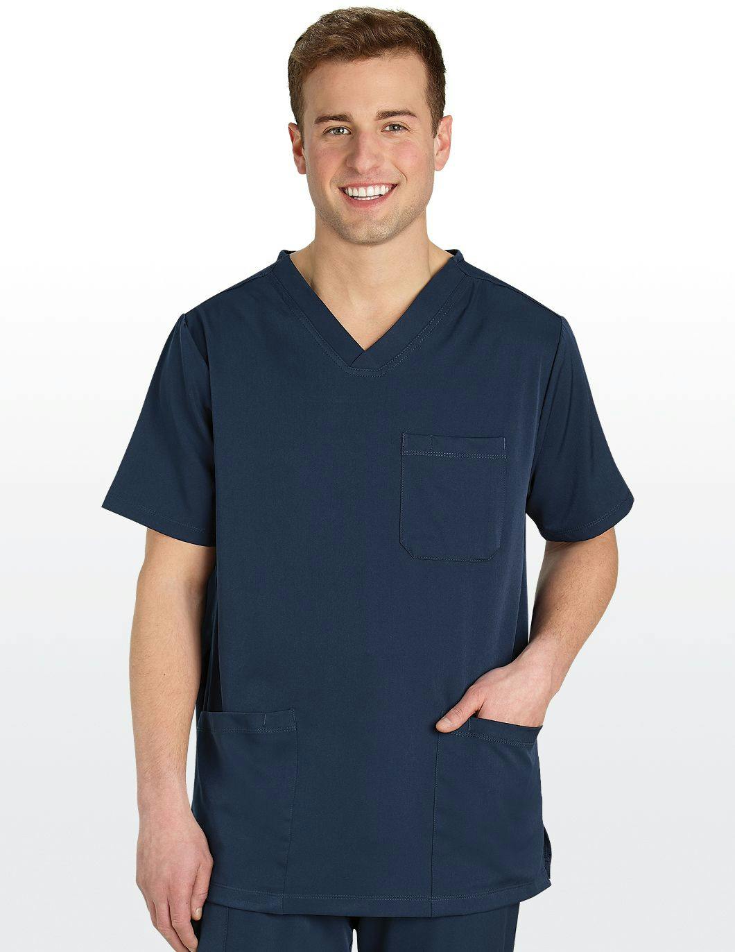 healing-hands-hh-works-maternity-scrub-top-navy
