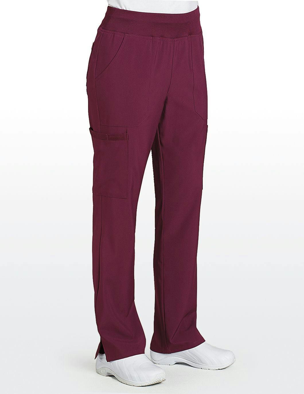 dickies-eds-essentials-womens-pull-on-cargo-scrub-pant-wine
