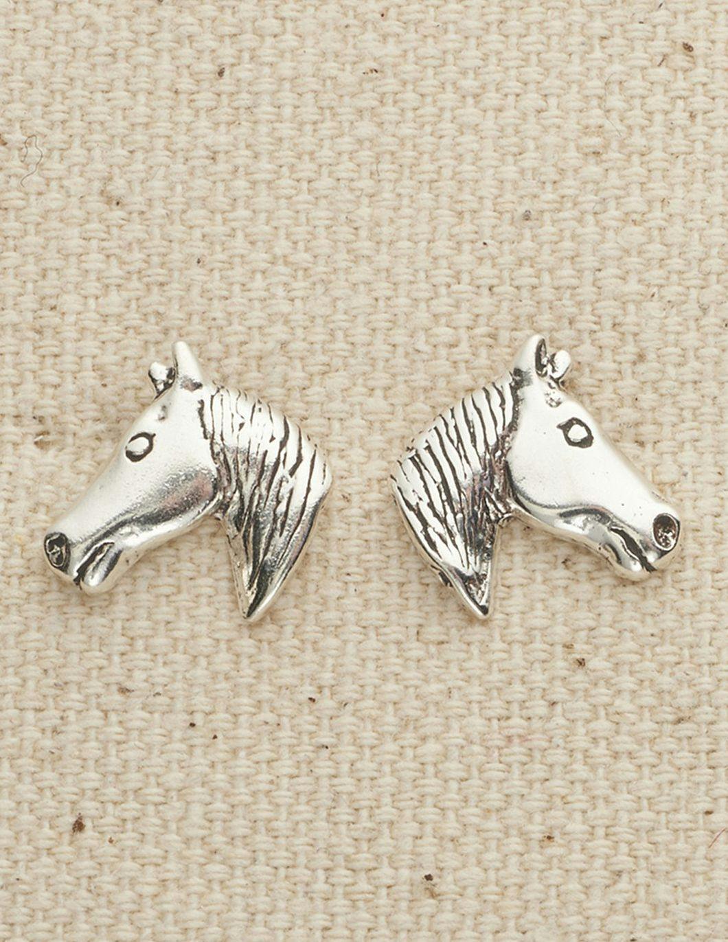 sterling-horse-head-post-earrings