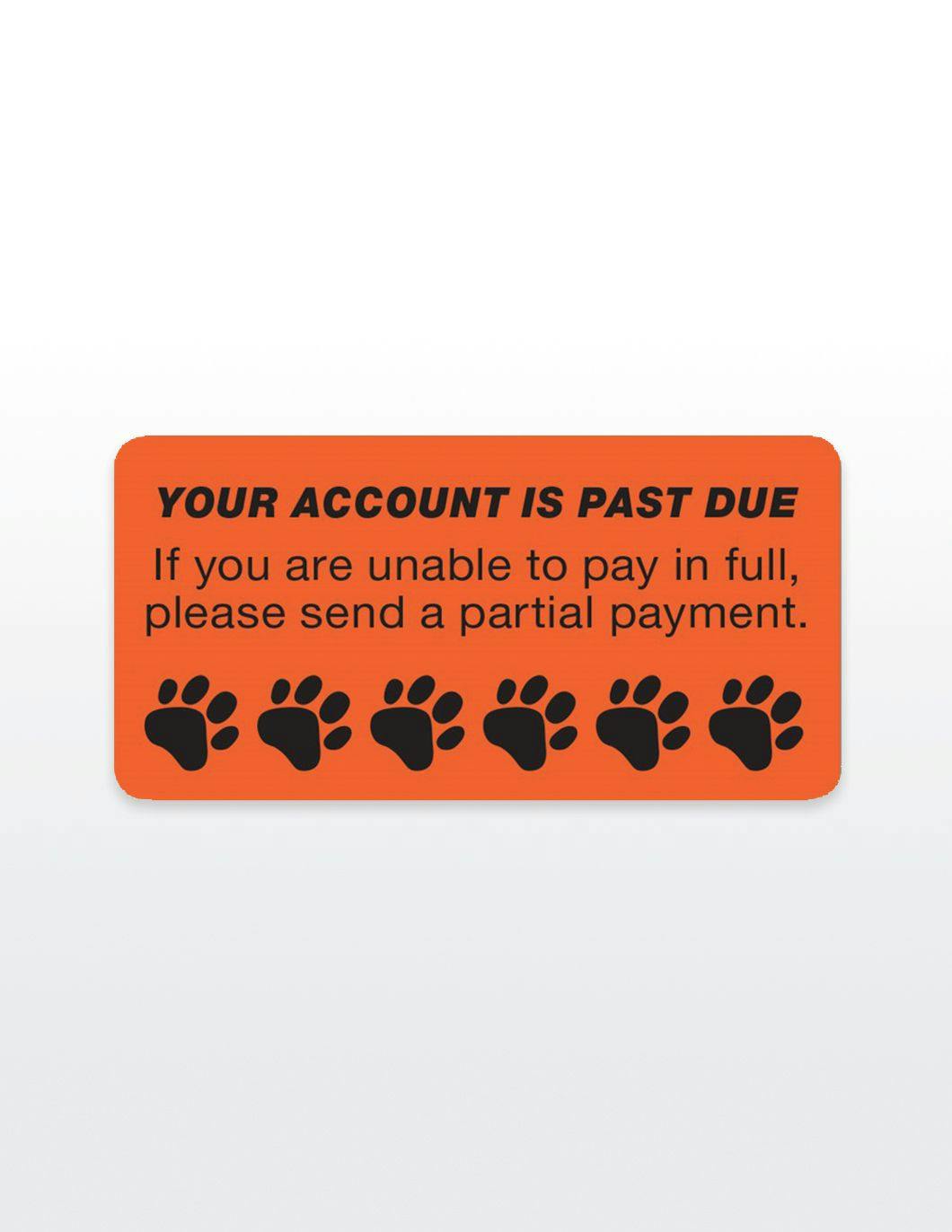 your-account-is-past-due-with-paws-invoice-stickers